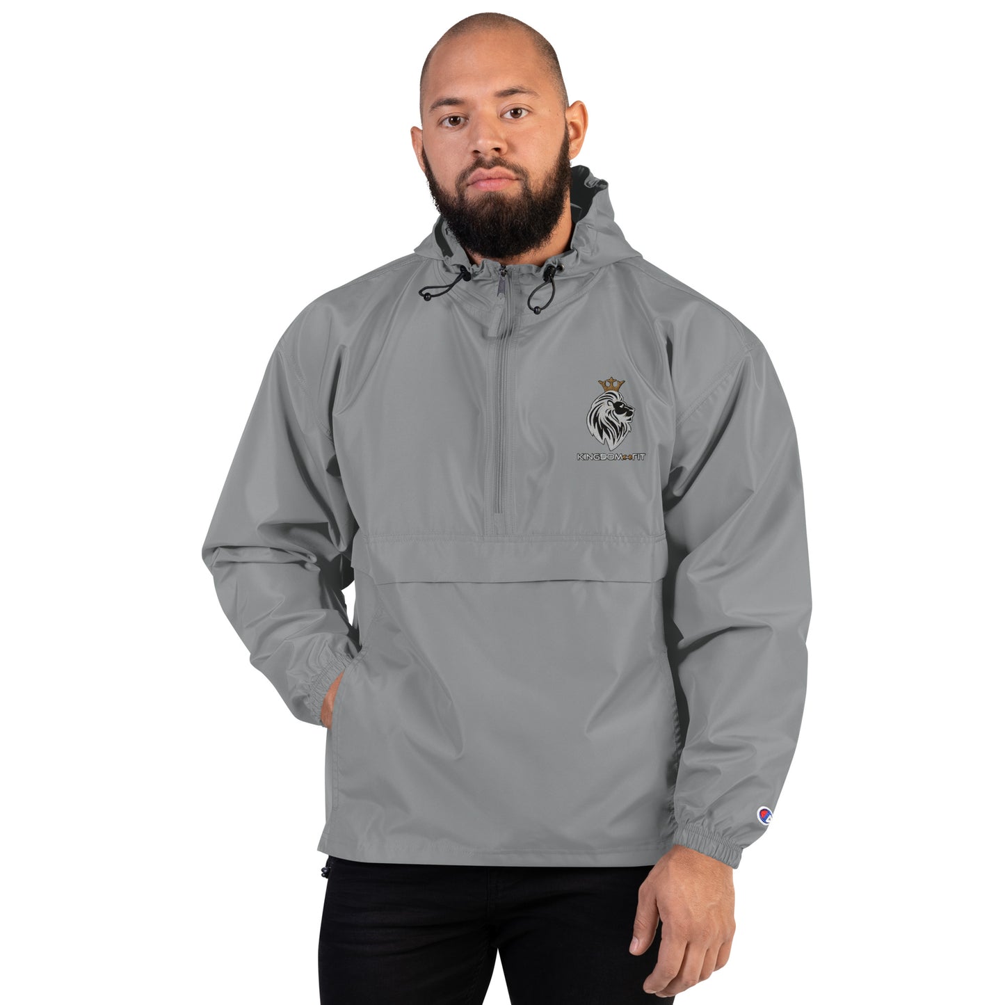 Kingdom FIT Embroidered Champion Packable Jacket