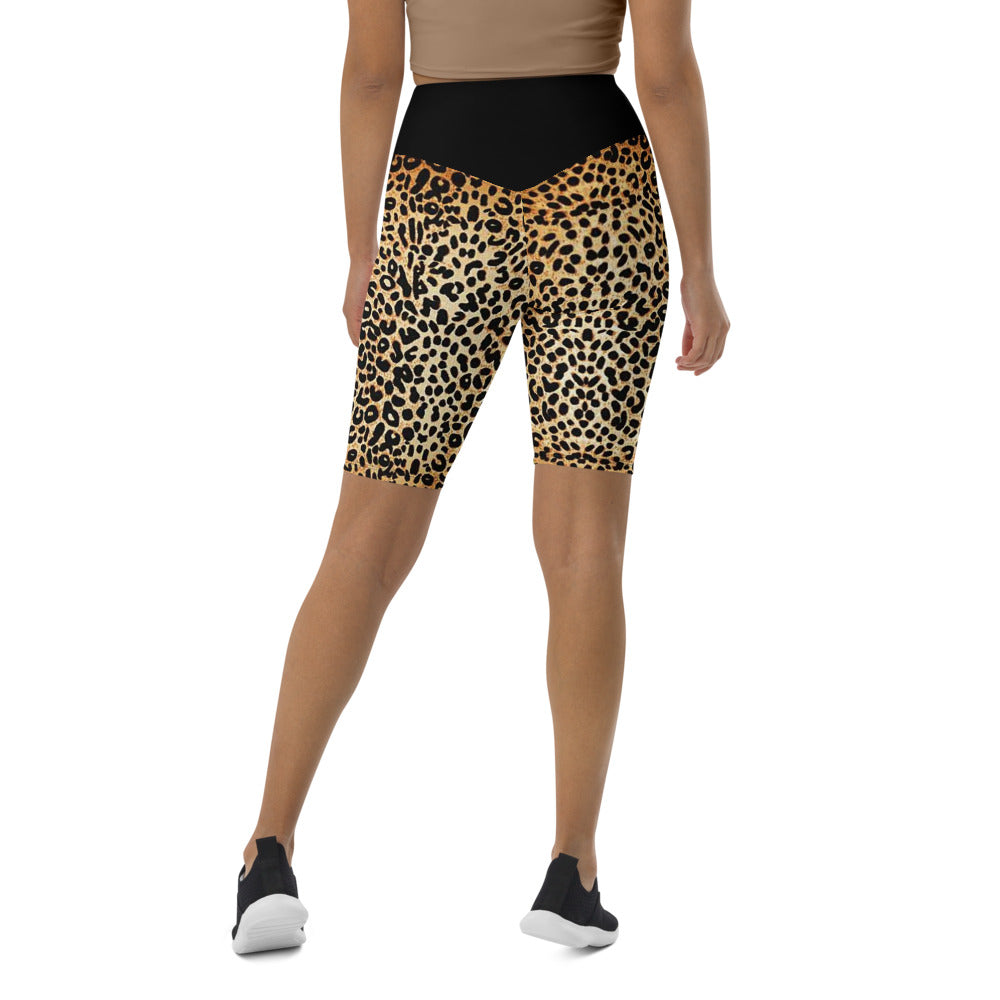 Cheetah Biker Shorts