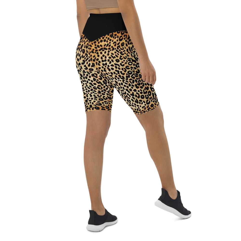 Cheetah Biker Shorts