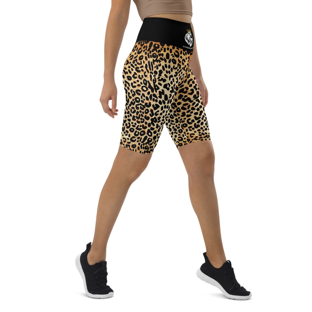 Cheetah Biker Shorts