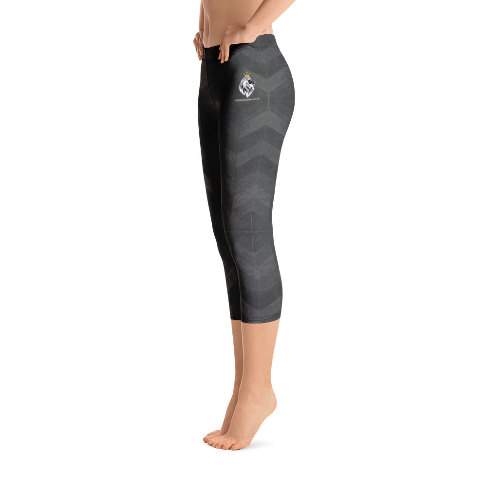 Grey Chevy Capri Leggings