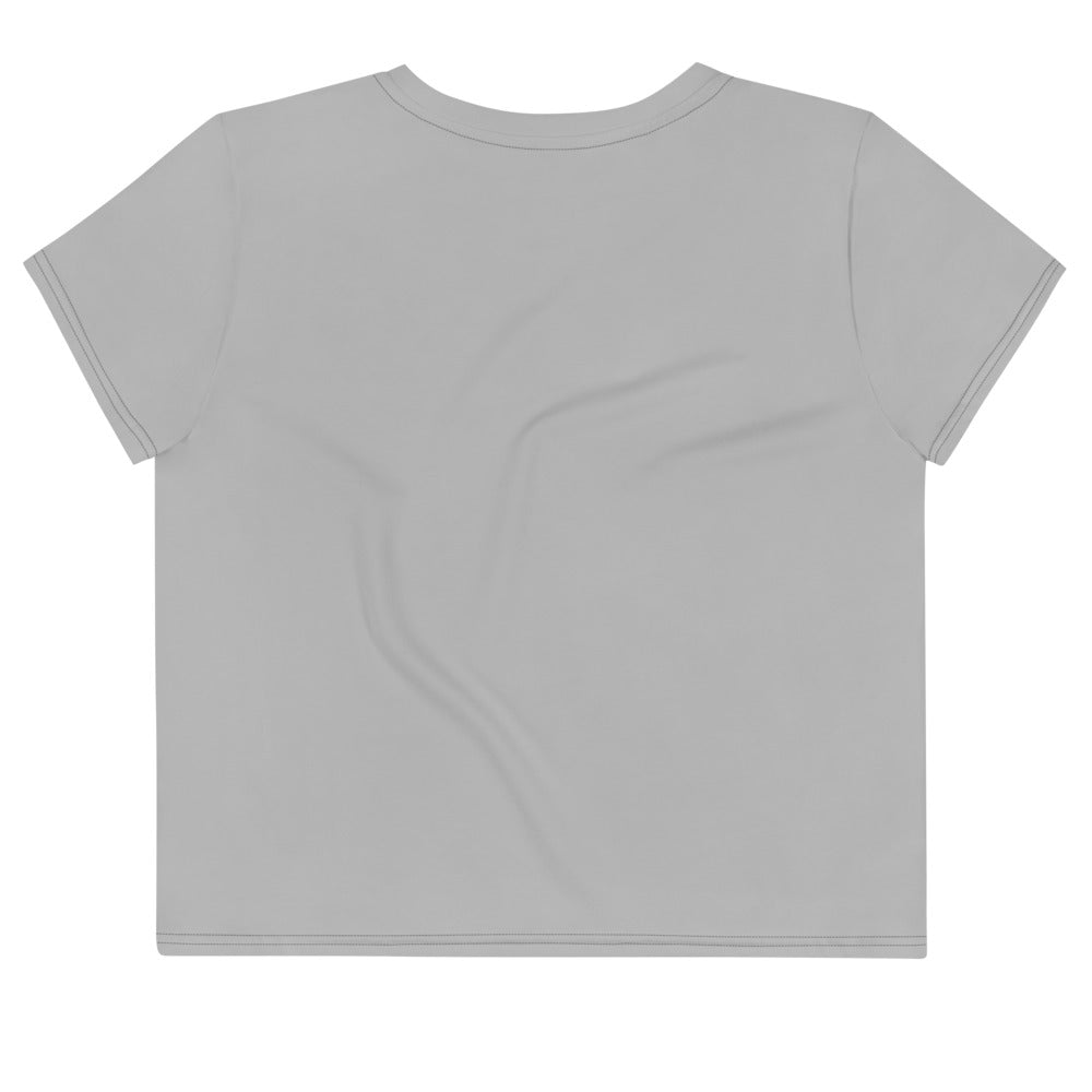 Grey Chevy Crop Tee
