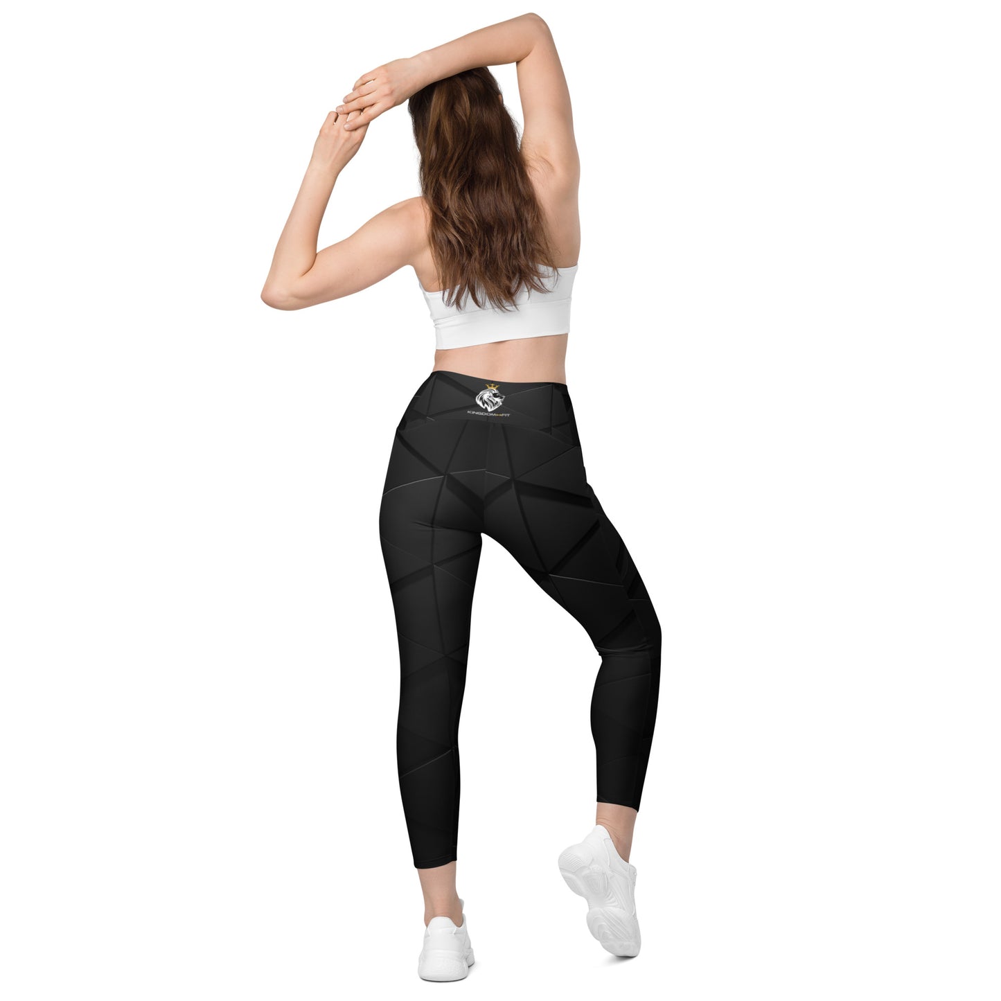 QueendomFit Crossover leggings with pockets