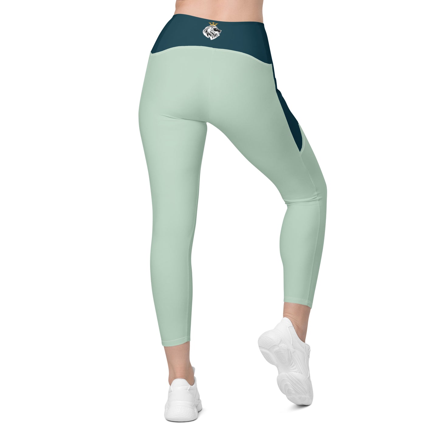 QueendomFit Crossover Leggings with Pockets