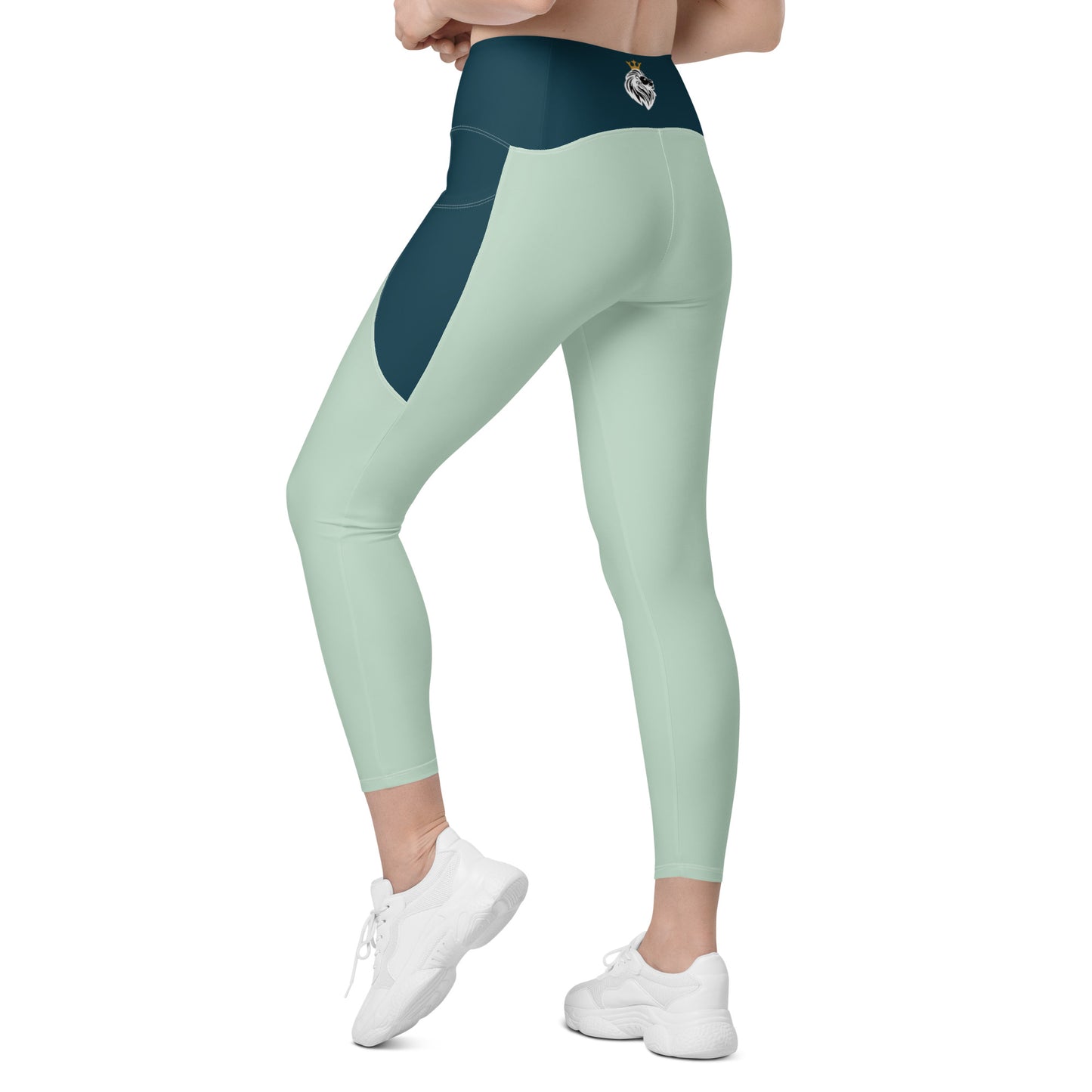 QueendomFit Crossover Leggings with Pockets