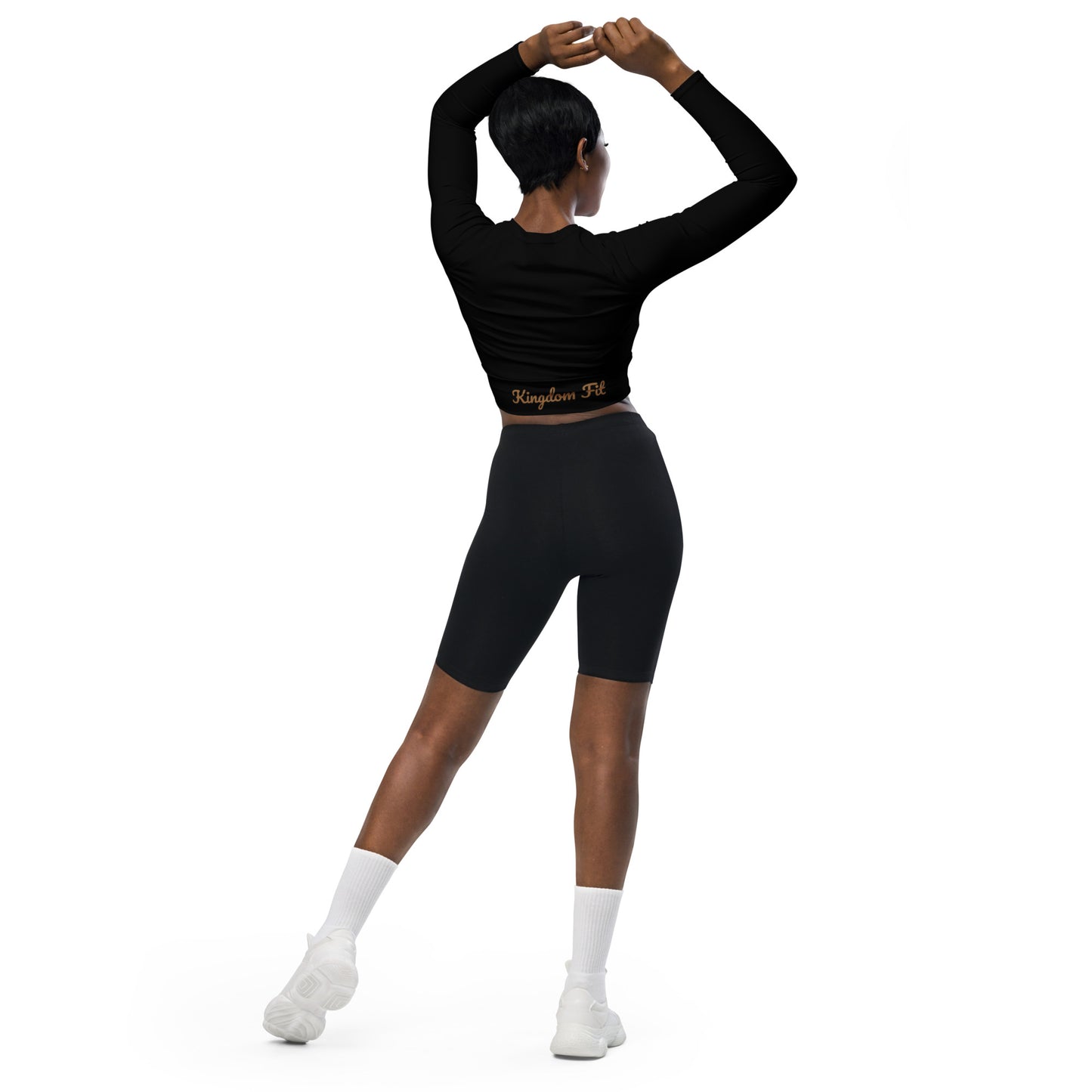 Kingdom Fit long-sleeve crop top