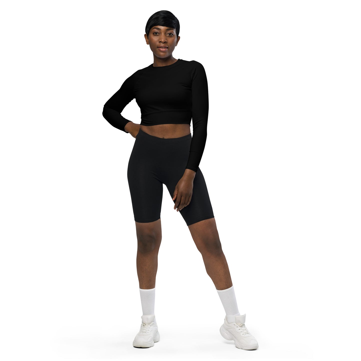 Kingdom Fit long-sleeve crop top
