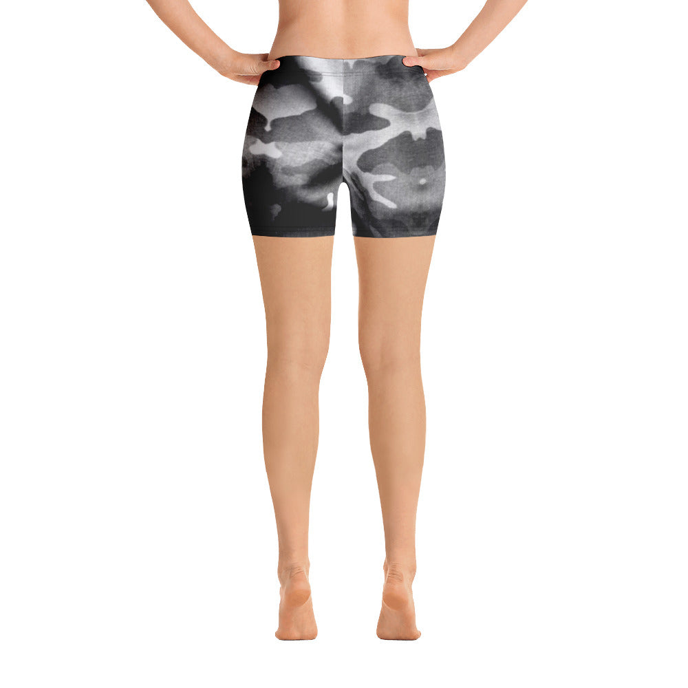 Grey Camo Shorts