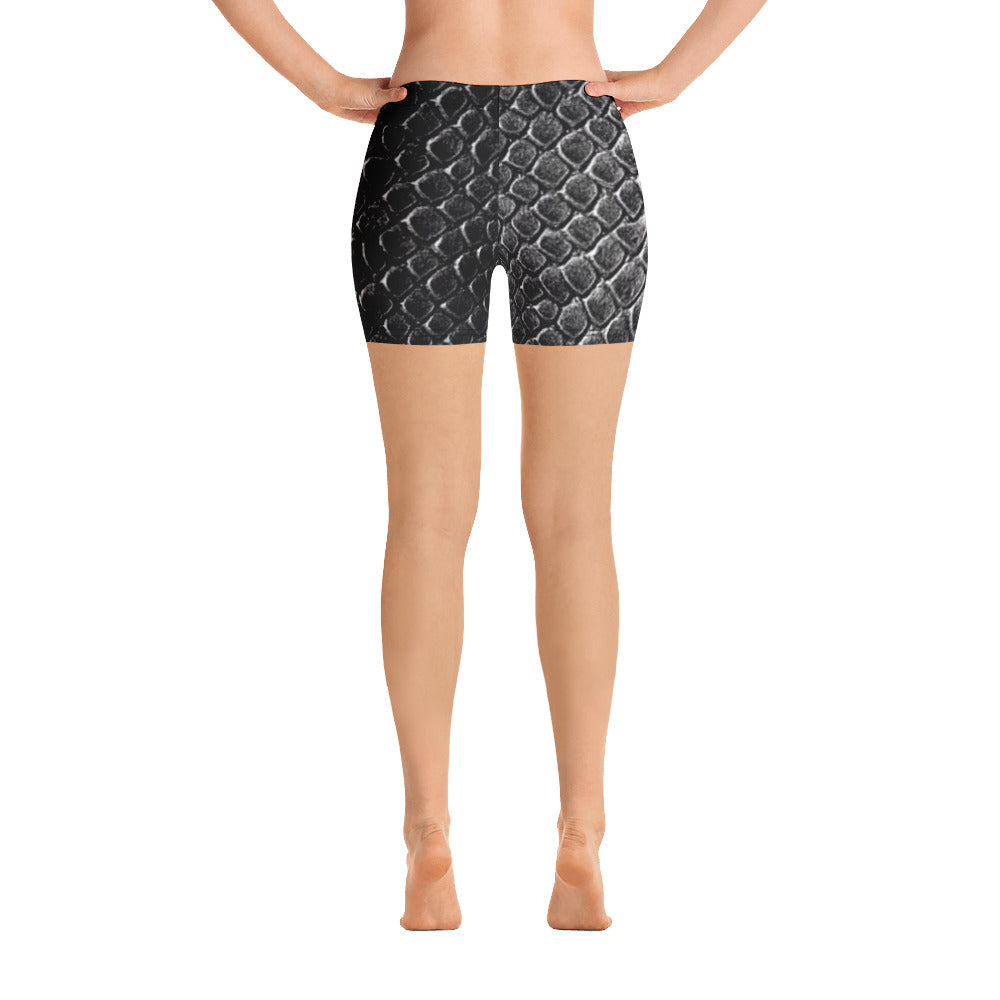 Black Scales Shorts