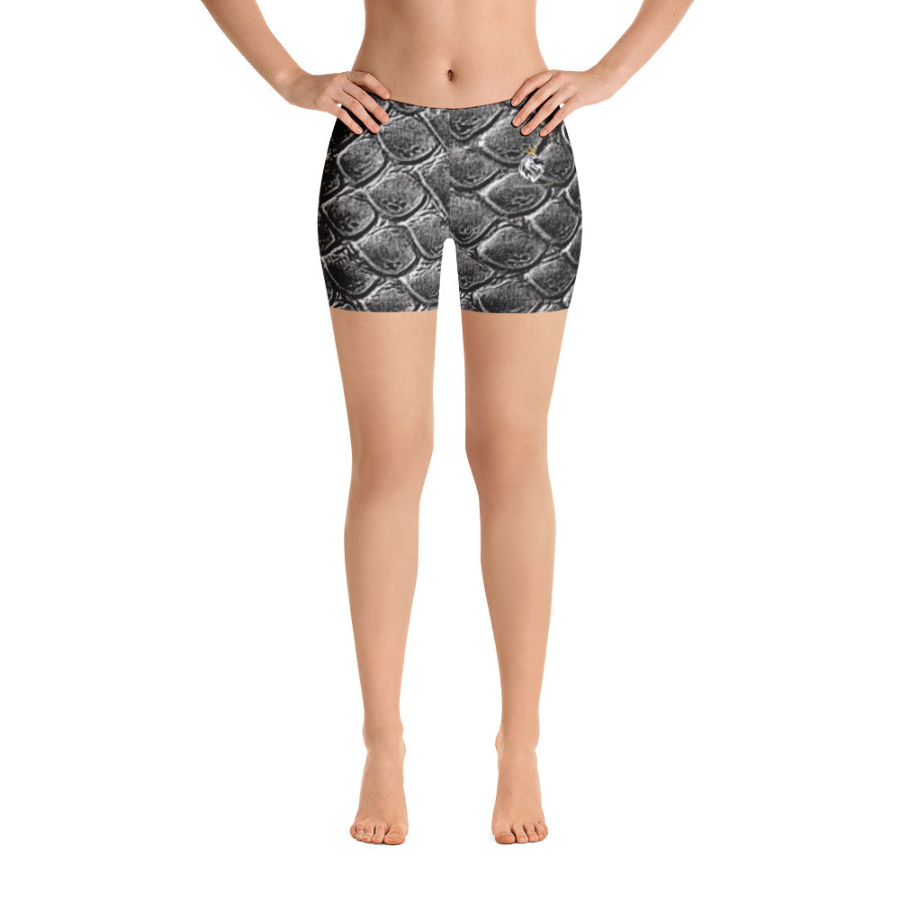 Black Scales Shorts