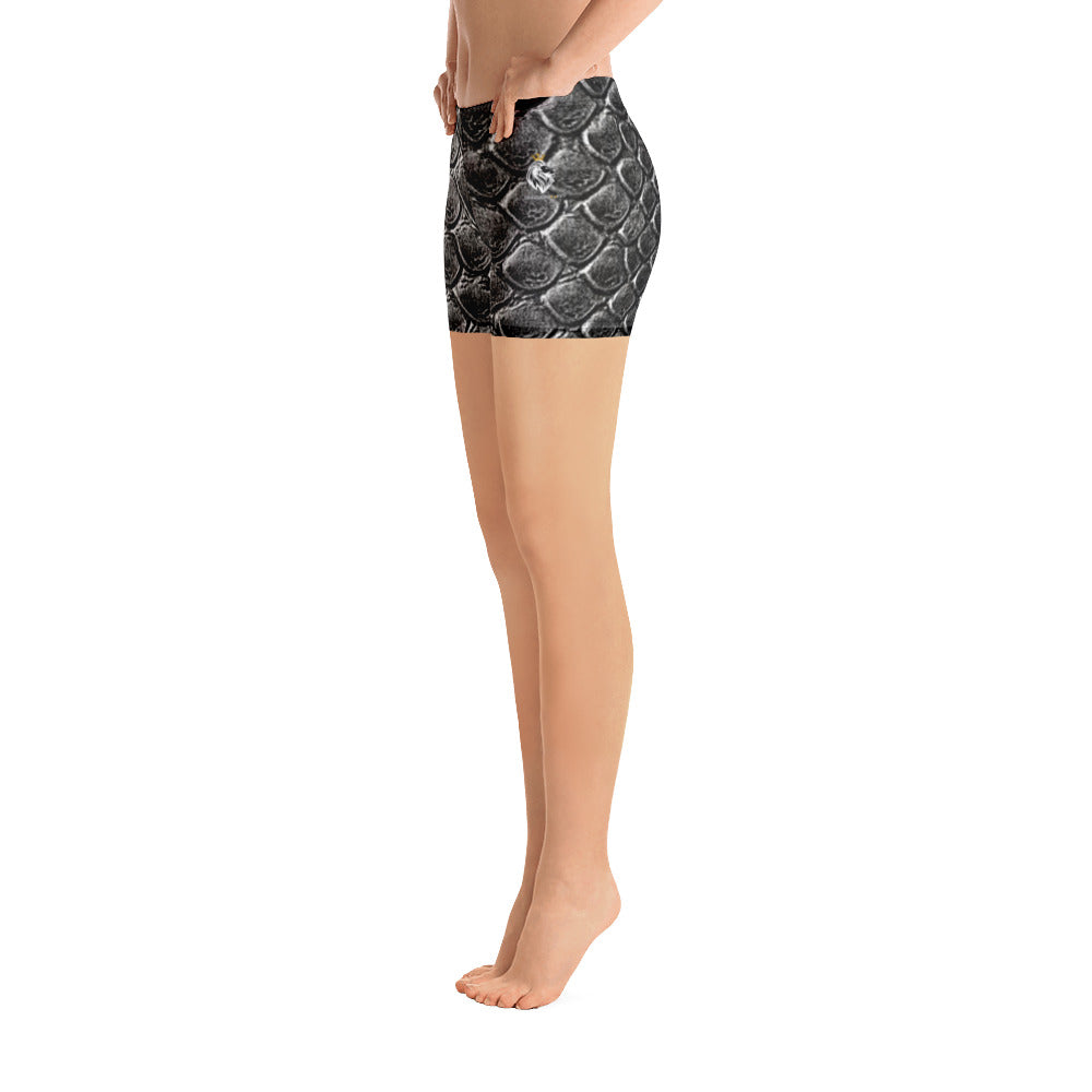 Black Scales Shorts