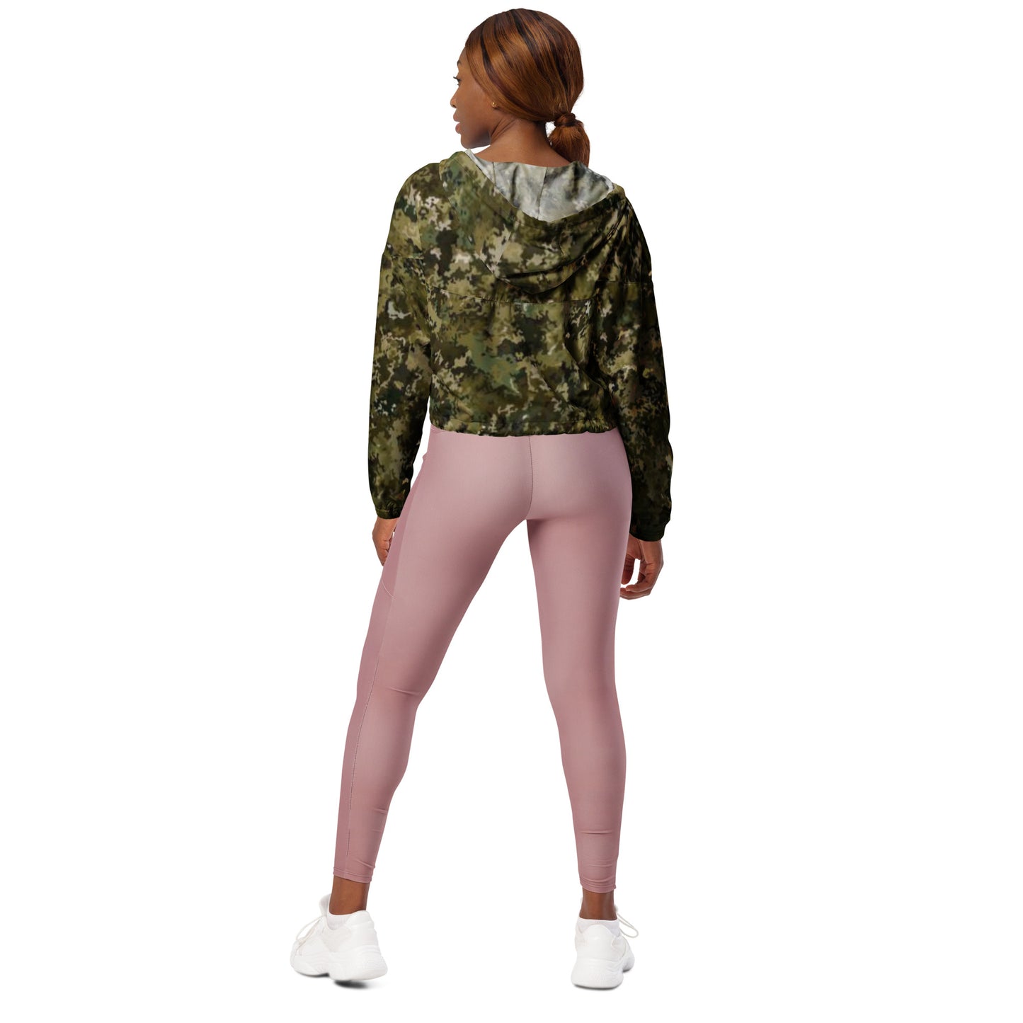 QueendomFit cropped windbreaker