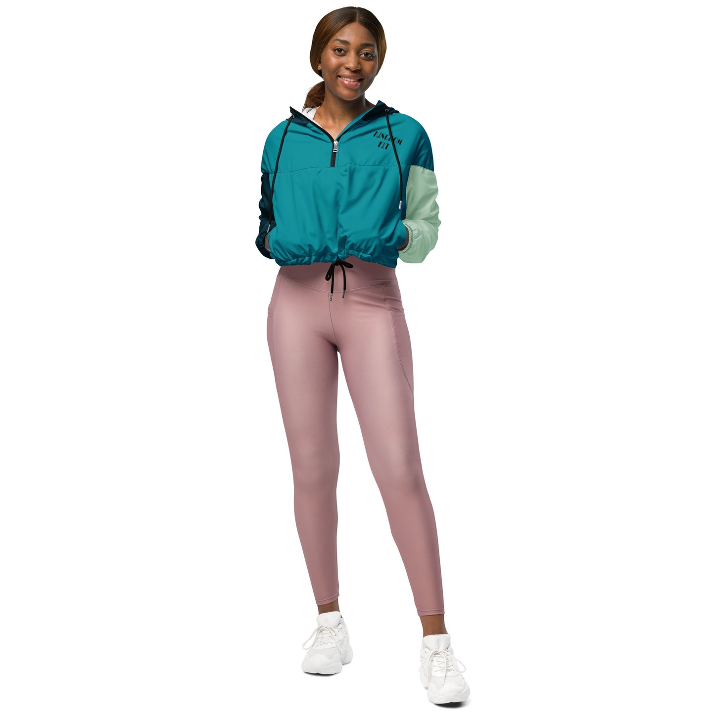 QueendomFit Cropped Windbreaker