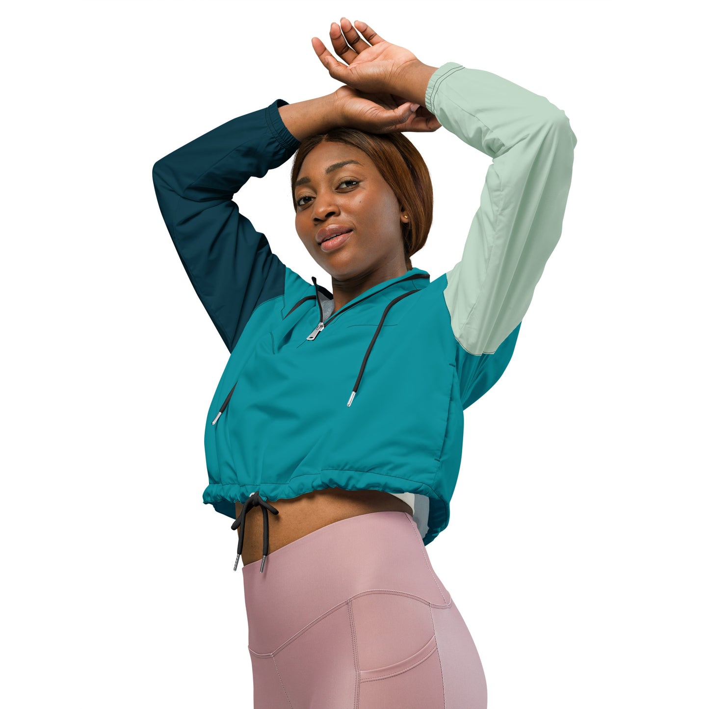 QueendomFit Cropped Windbreaker