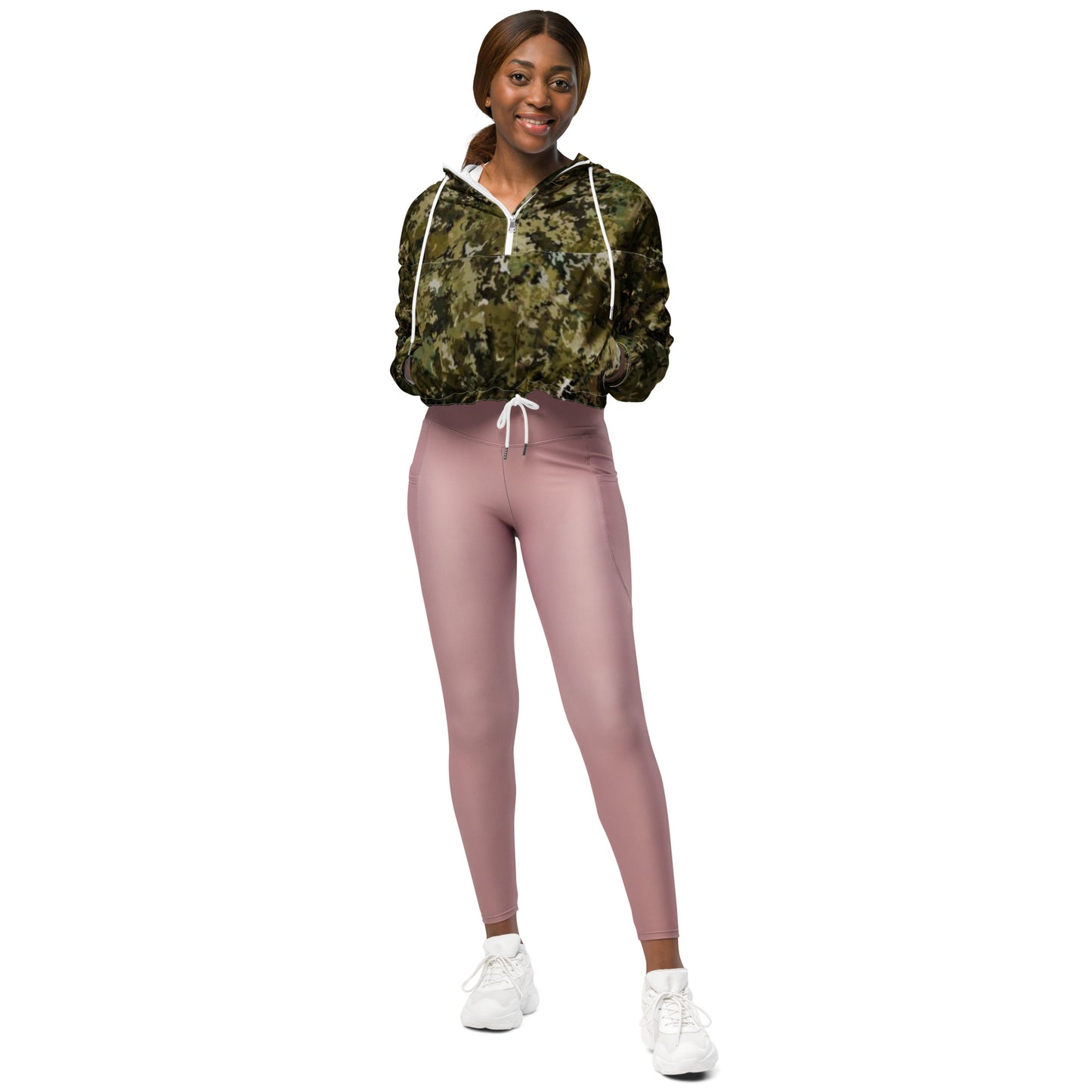 QueendomFit cropped windbreaker