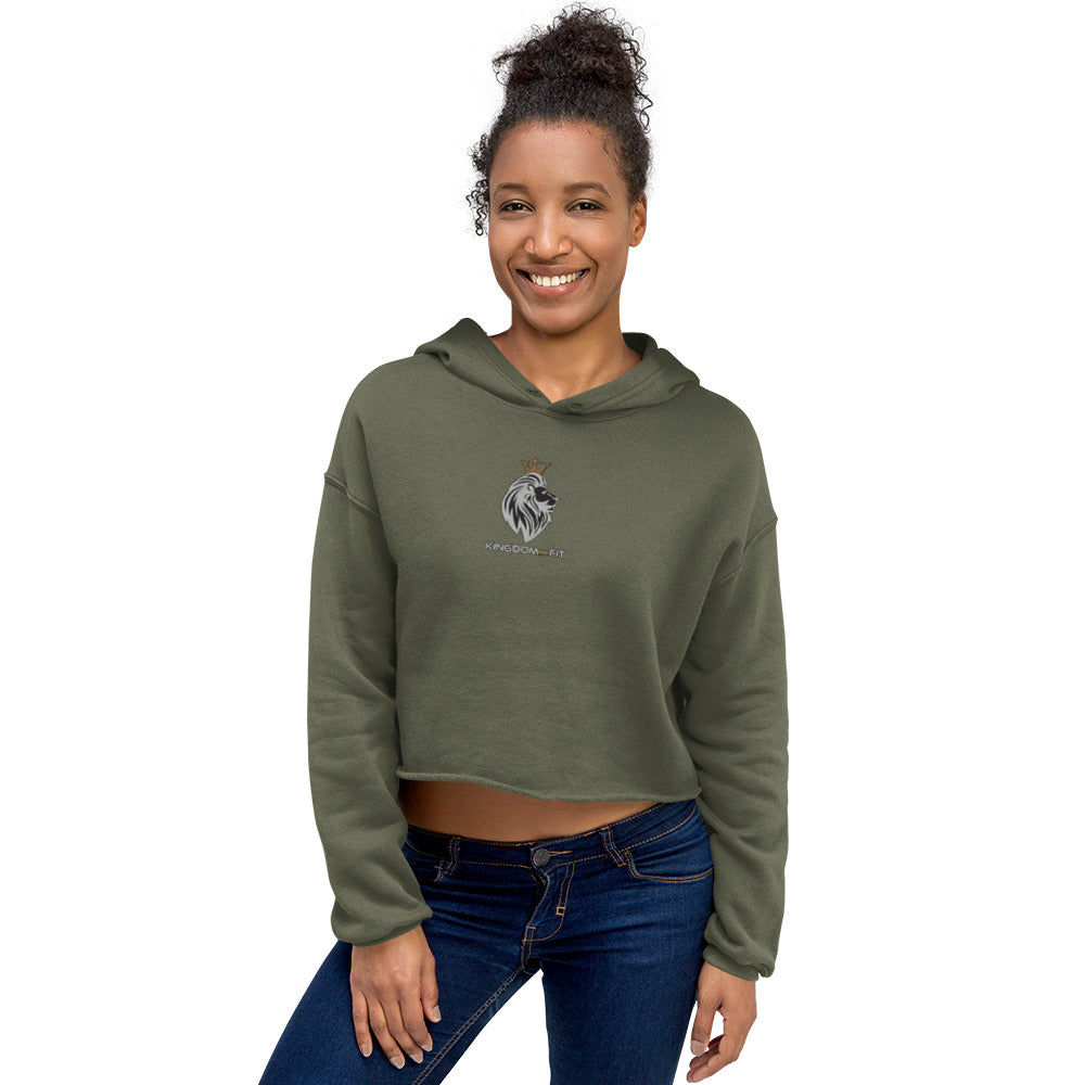 QueendomFit Crop Hoodie