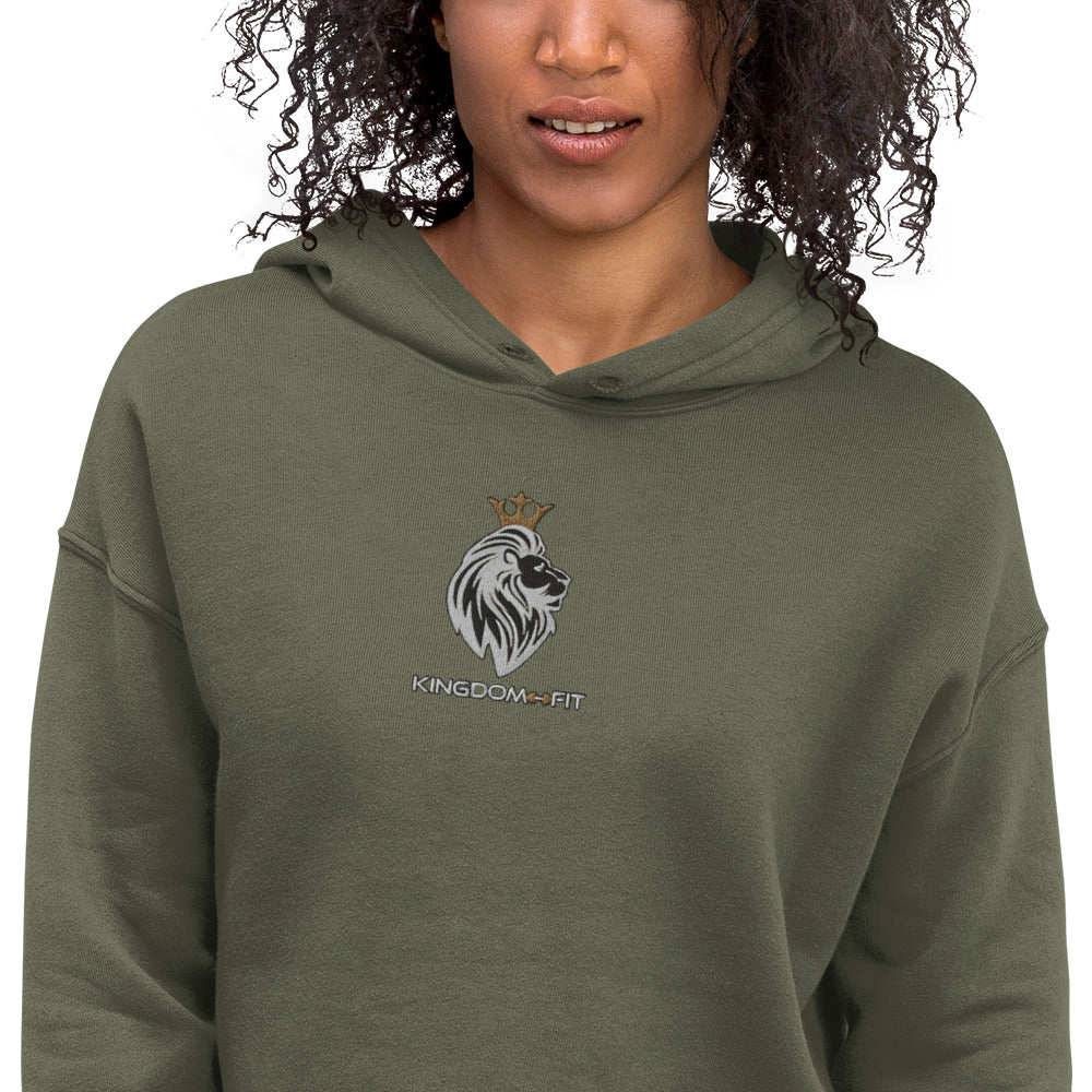 QueendomFit Crop Hoodie