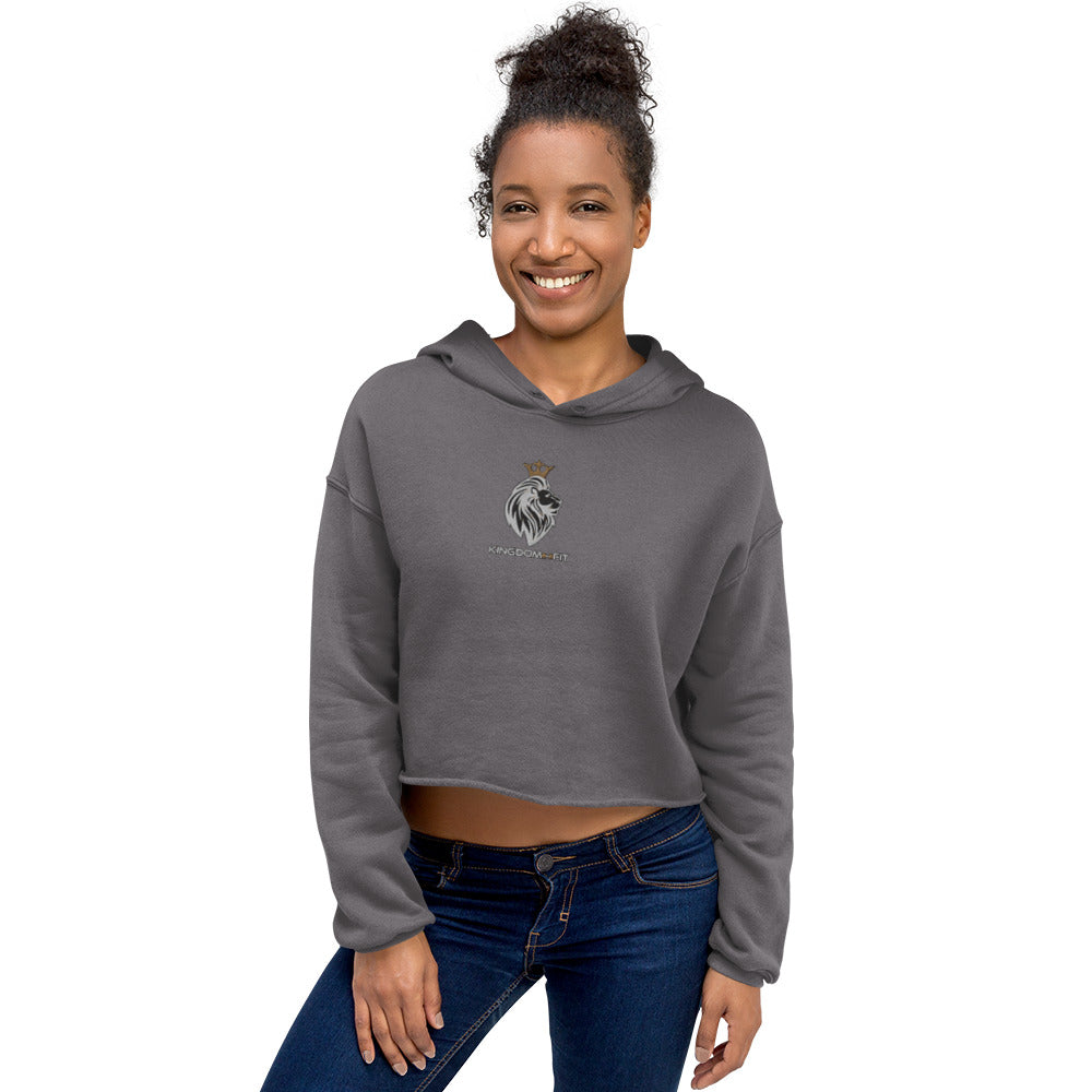 QueendomFit Crop Hoodie