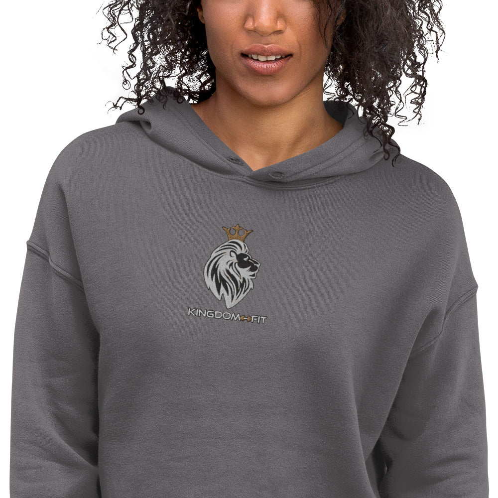 QueendomFit Crop Hoodie