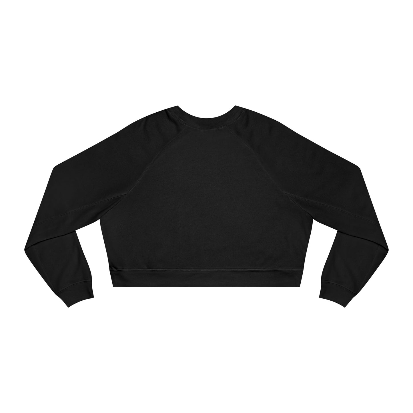 Cropped Pullover — 'Kingdom Fit' Skull & Barbell Graphic