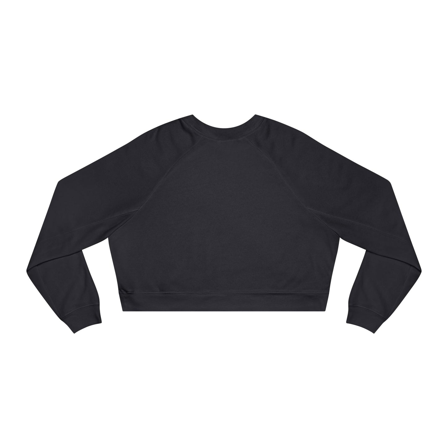 Cropped Pullover — 'Kingdom Fit' Skull & Barbell Graphic