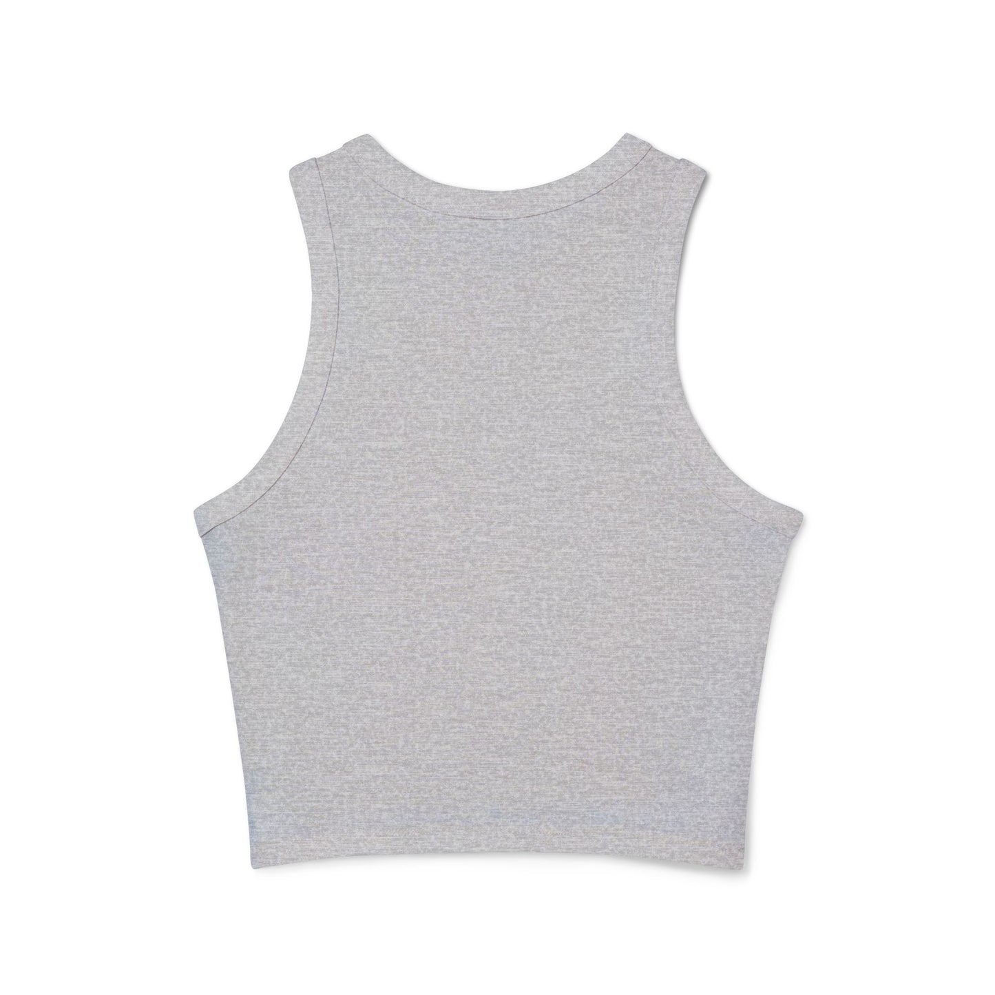 Ribbed Racer Tank — Crowned Lion Fitness Crop Top