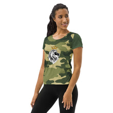 Load image into Gallery viewer, Kingdom FIT All-Over Print Women&#39;s Athletic T-shirt
