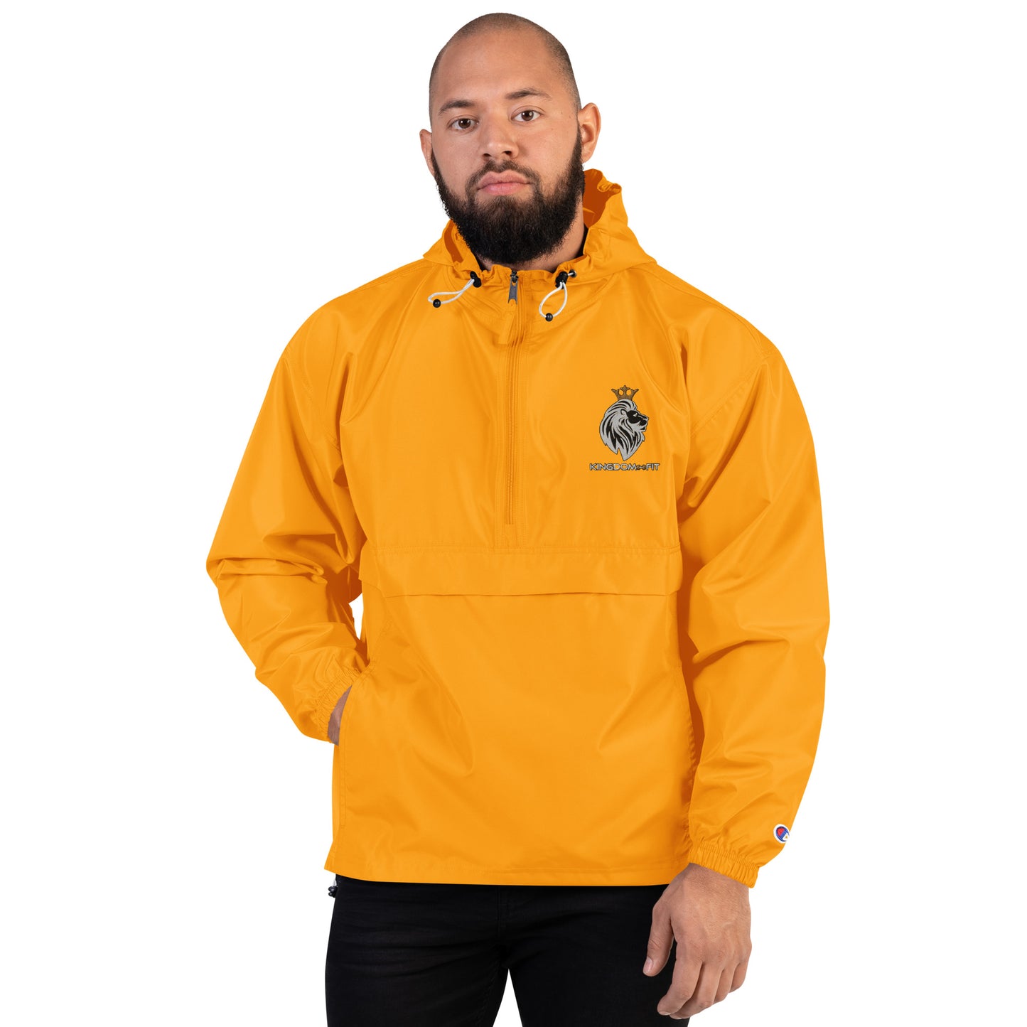 Kingdom FIT Embroidered Champion Packable Jacket