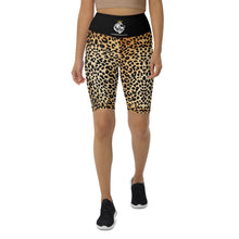 Load image into Gallery viewer, Cheetah Biker Shorts
