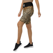 Load image into Gallery viewer, Cheetah Biker Shorts
