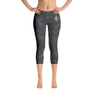 Grey Chevy Capri Leggings