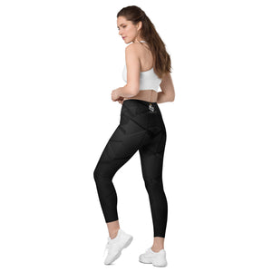 QueendomFit Crossover leggings with pockets