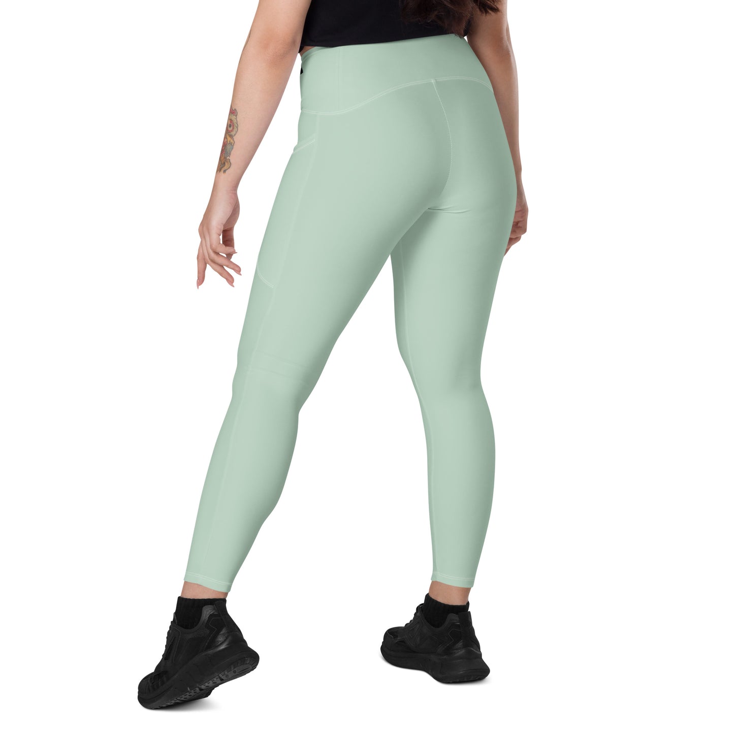 QueendomFit Crossover Leggings with Pockets