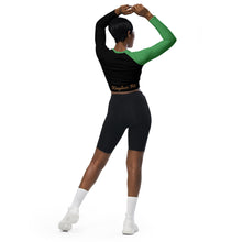 Load image into Gallery viewer, Recycled long-sleeve crop top
