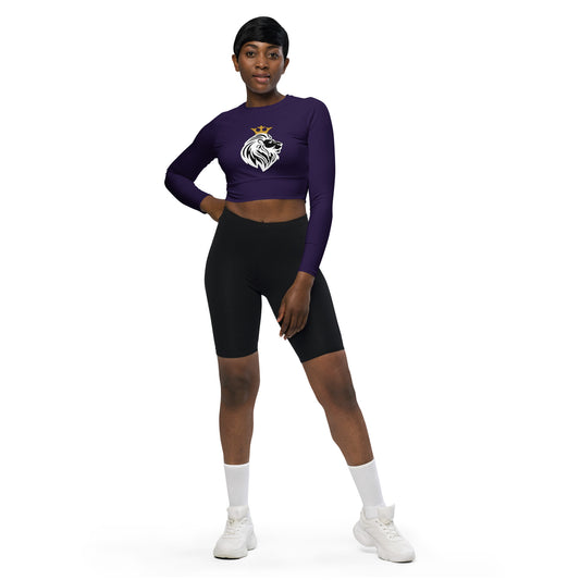 QueendomFit Long-sleeve Crop Top