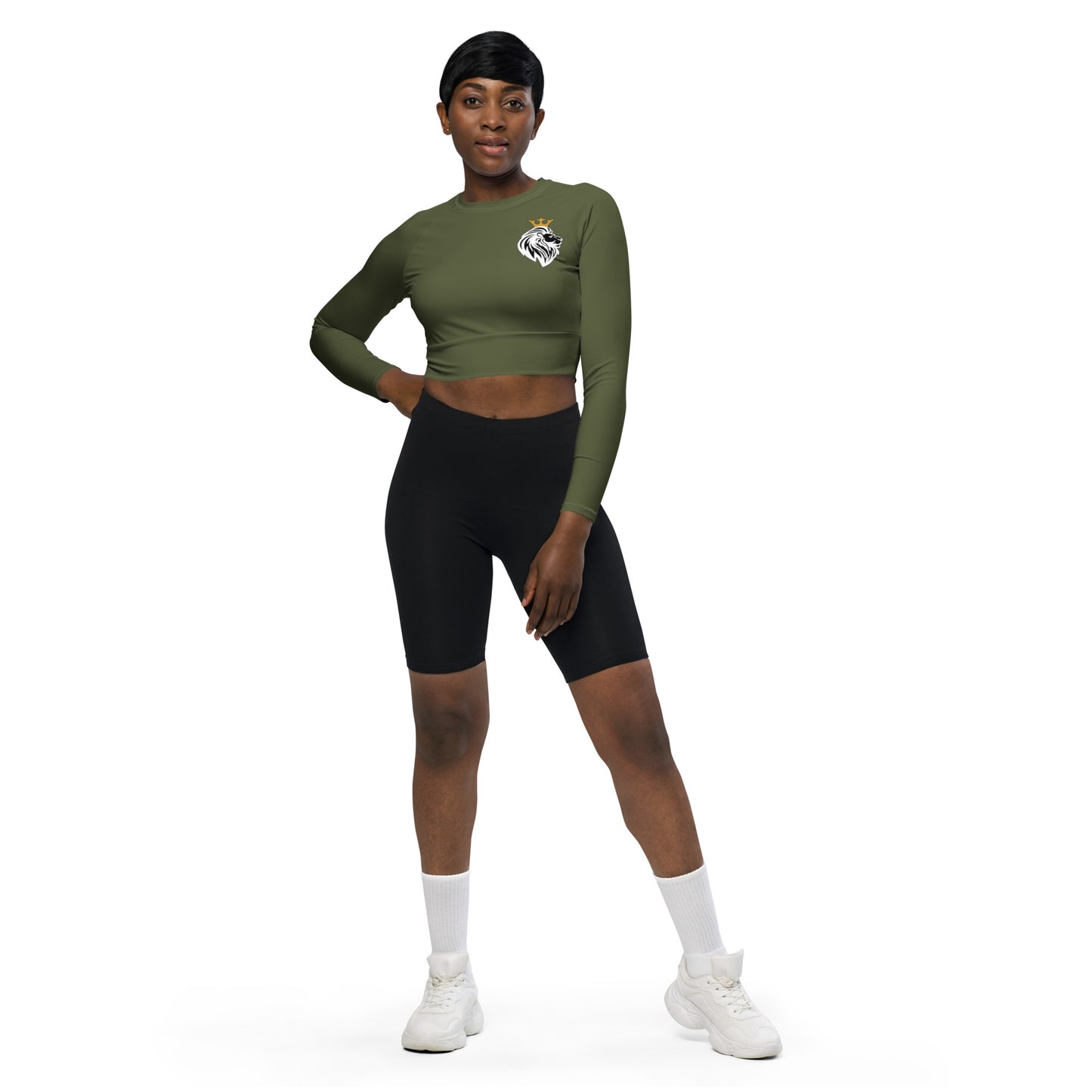 QueendomFit Long-sleeve Crop Top