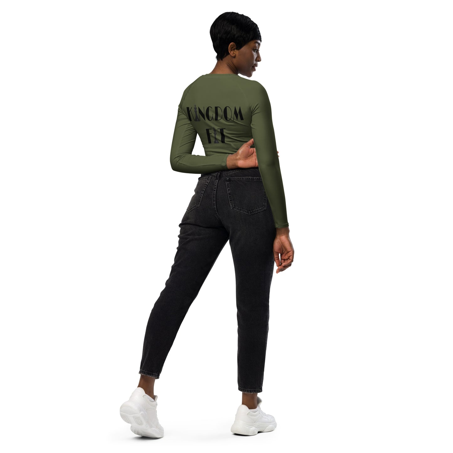 QueendomFit Long-sleeve Crop Top