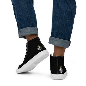 KingdomFit Men’s high top canvas shoes