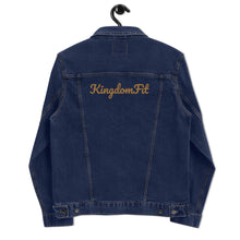 Load image into Gallery viewer, KingdomFit denim jacket
